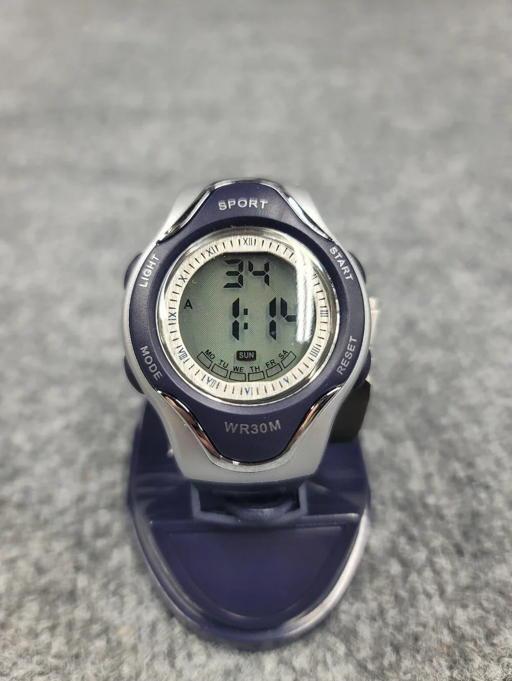 Vintage Motile Sport WR30M Multi Function Digital Wristwatch Water Resistant